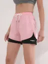 Pantaloneta deportiva Mujer (Rosa)