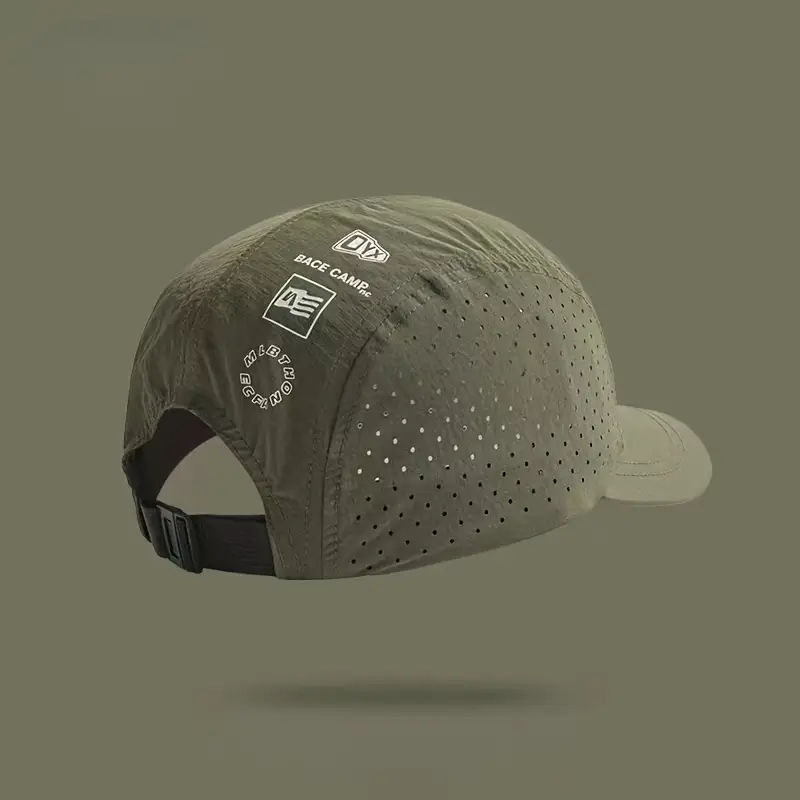 Gorra Running unisex ligera y ultratranspirable (Verde)