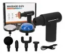  Pistola Masajeadora 6 en 1 con Terapia Frío-Calor | Recargable y Portátil