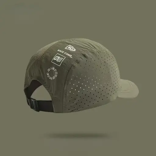 Gorra Running unisex ligera y ultratranspirable (Verde)